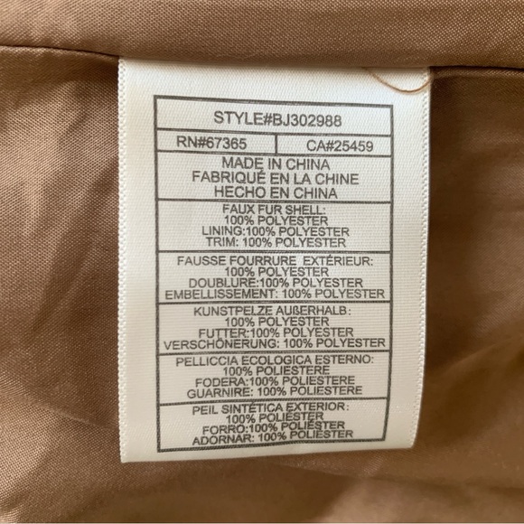 BB Dakota Brown Size XS Fuzzy Jacket Teddy Plush Soft Cozy Warm Coat New - Picture 13 of 16